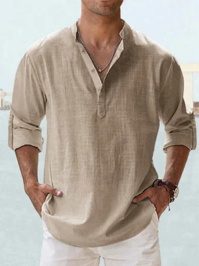Camicia Cazel™ in Lino Premium | Freschezza ed Eleganza Senza Tempo.