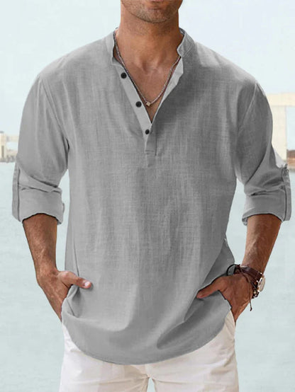 Camicia Cazel™ in Lino Premium | Freschezza ed Eleganza Senza Tempo.