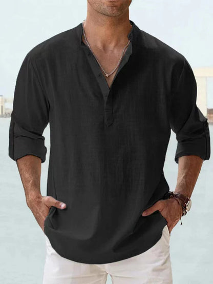 Camicia Cazel™ in Lino Premium | Freschezza ed Eleganza Senza Tempo.