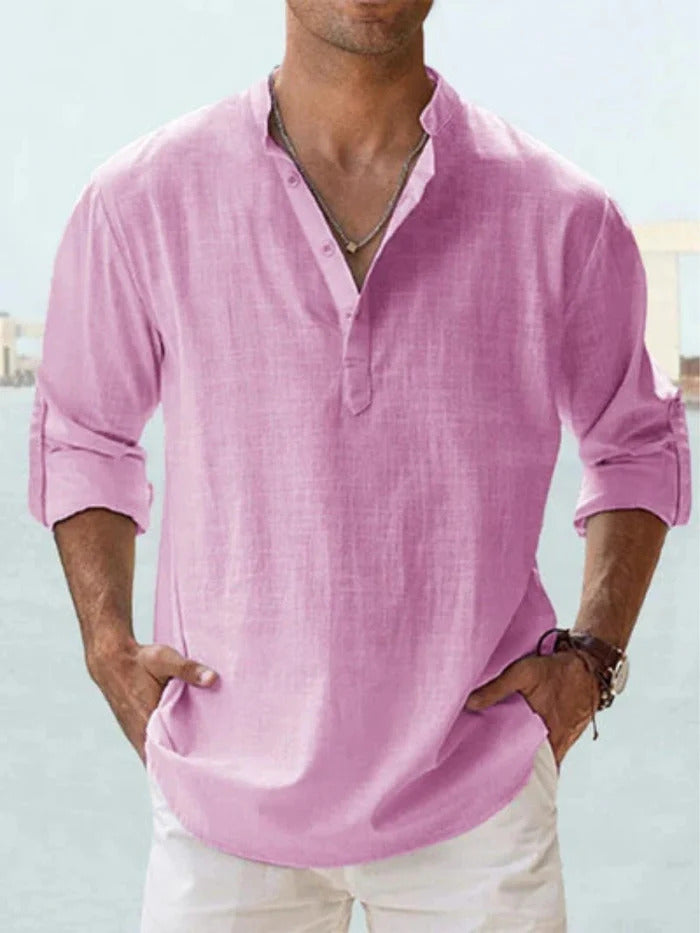 Camicia Cazel™ in Lino Premium | Freschezza ed Eleganza Senza Tempo.
