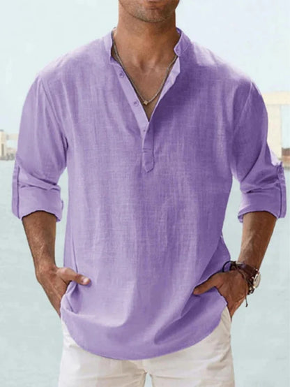 Camicia Cazel™ in Lino Premium | Freschezza ed Eleganza Senza Tempo.